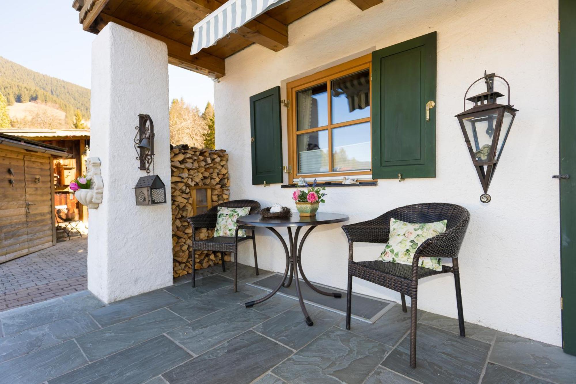 Ferienwohnung Mitteldorf Oberammergau Ngoại thất bức ảnh